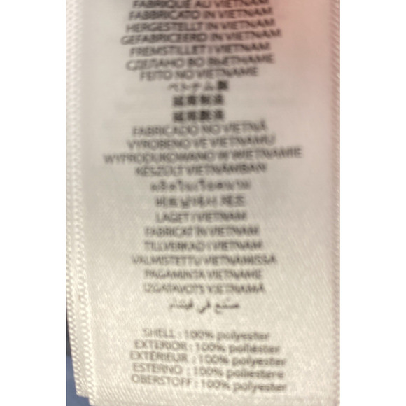 Michael Kors Mens Large Reversible Blue Camo & Orange Down Vest - Picture 8 of 11